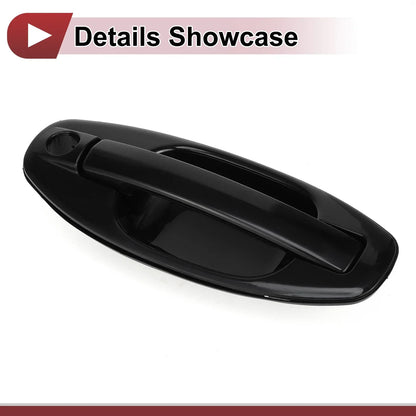 Exterior Door Handle for Hyundai Santa Fe Front Right Black (2013-2018)