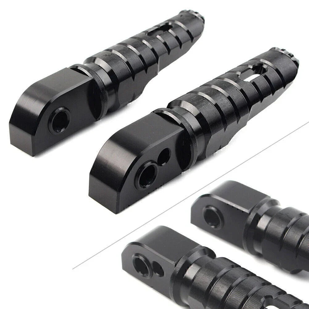 Rear Footrest Pegs Black for Street Scrambler 900 T100 (2016-2023) Pair