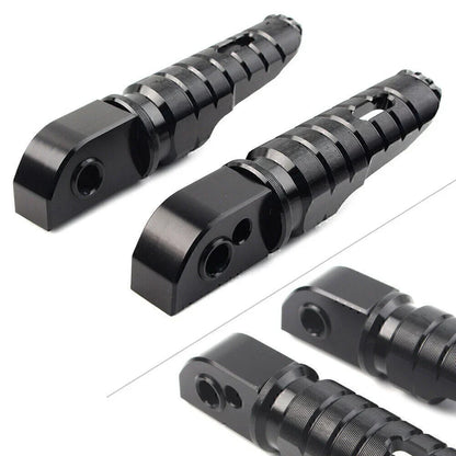 Rear Footrest Pegs Black for Street Scrambler 900 T100 (2016-2023) Pair