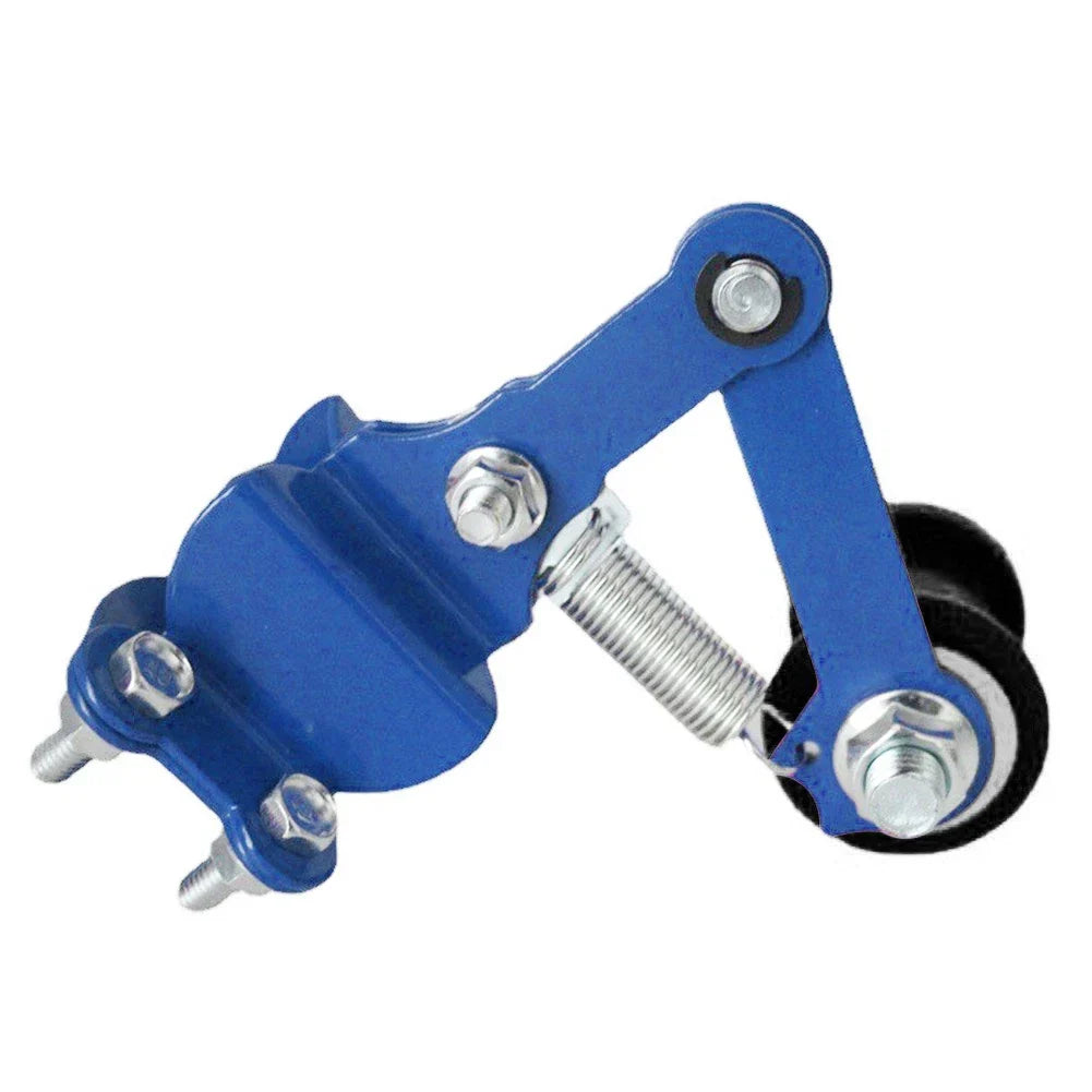 Blue & Black Universal Bolt On Chain Tensioner Roller Adjuster for ATV Dirt Bike