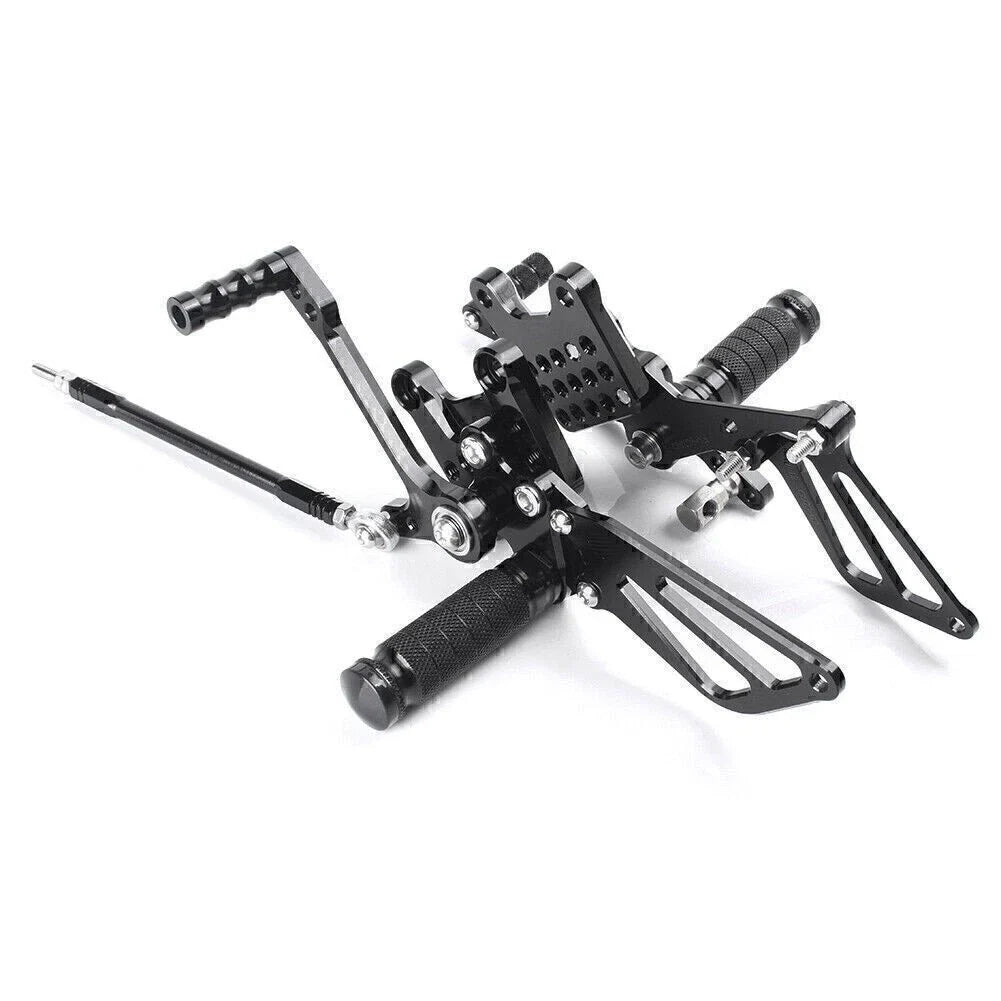 Rearsets Foot Pegs for Suzuki GSXR1000 GSXR600 GSXR750 (2000-2005) Black