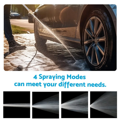 Long Pole Foam Water Bottle Nozzle 360° Rotating for Car Wash Gardening