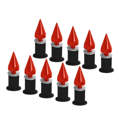 10Pcs Red Windshield Screws & 5MM Bolts for Motorcycle
