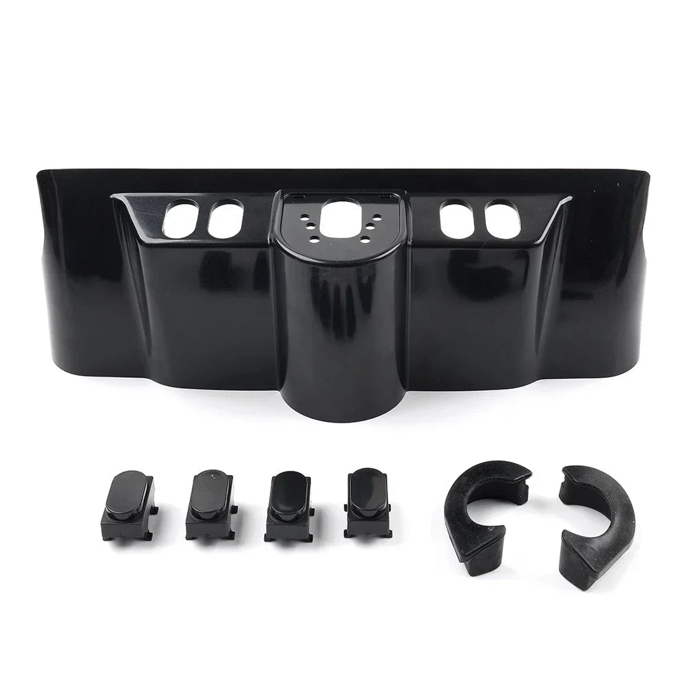 Unpainted Black Inner Fairing Switch Cap Kit for Harley Electra Glide (1996-2013)
