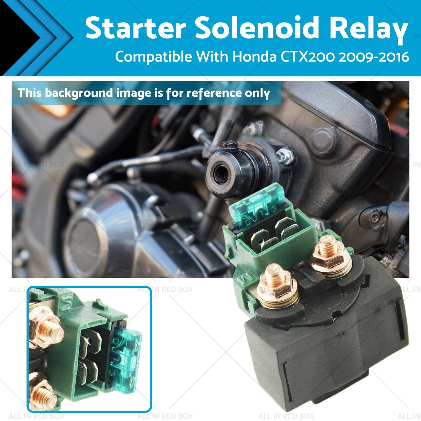 Starter Solenoid Relay 4 Pin for Honda CTX200 (2009-2016)