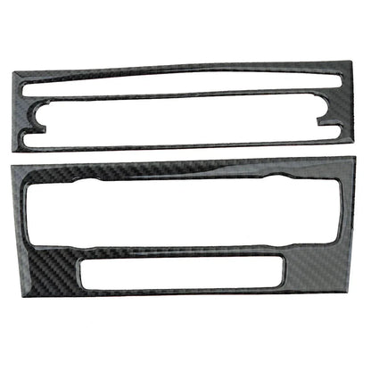 Carbon Fiber AC/CD Panel Frame Trim for BMW 3 E90 E92 E93 (2005-2012)