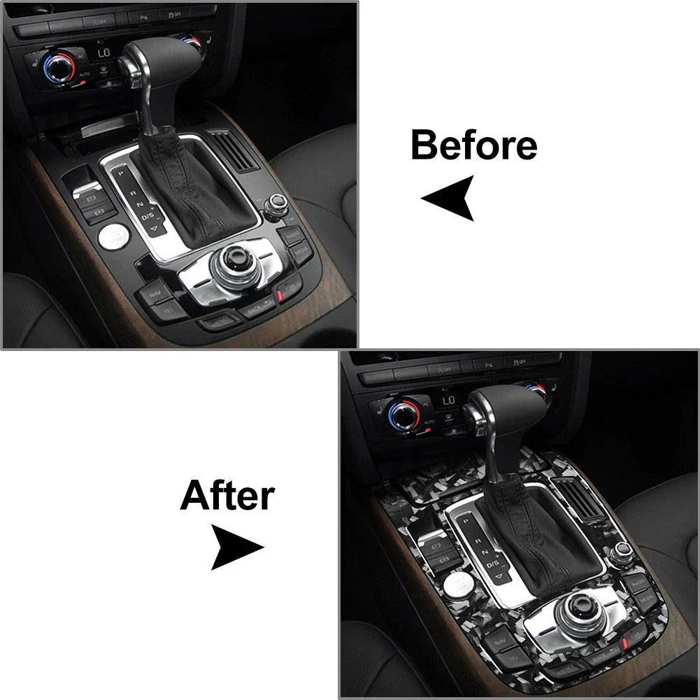 Center Console Gear Shift Panel Cover Trim for Audi A4 S4 A5 S5 (2008-2016)