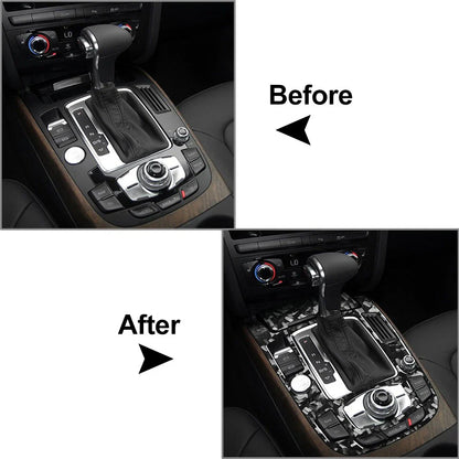 Center Console Gear Shift Panel Cover Trim for Audi A4 S4 A5 S5 (2008-2016)
