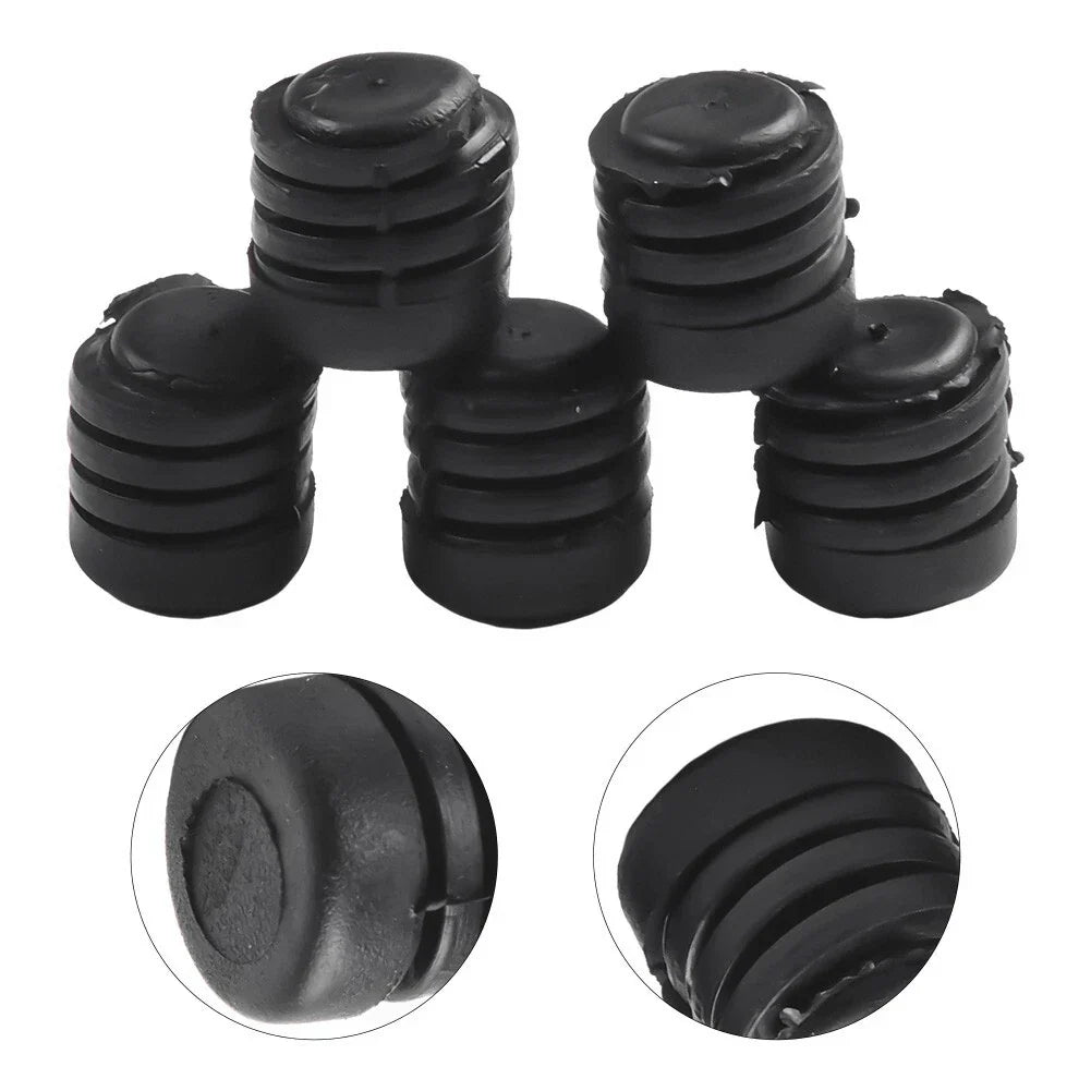 5x Black Rubber Car Bonnet Buffer Hood Washer Bumper for Nissan
