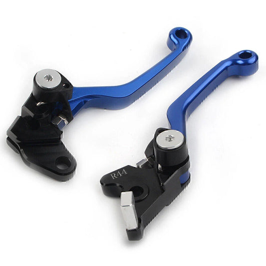 Aluminum Blue Pivot Dirt Clutch Brake Levers for Kawasaki KLX250 (1993-1997)