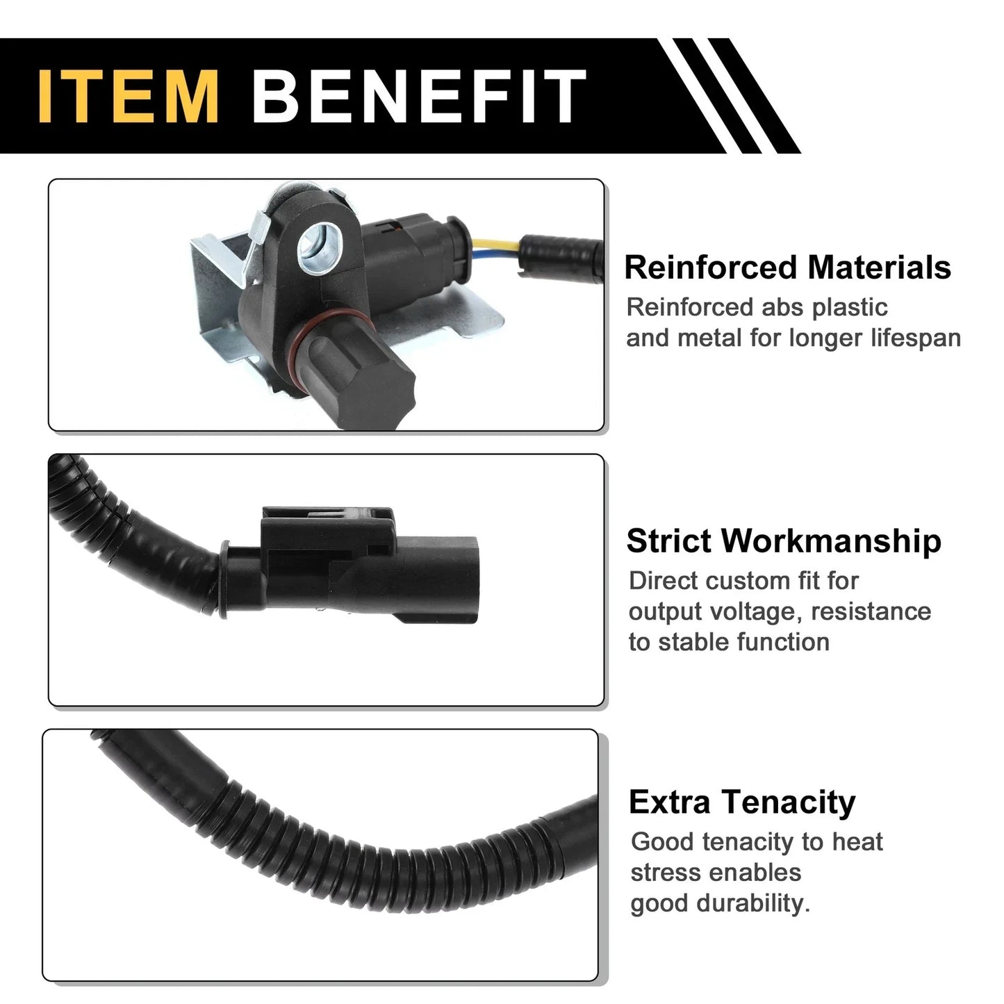 ABS Wheel Speed Sensor for Dodge Ram 1500 2500 3500 (2002-2010)