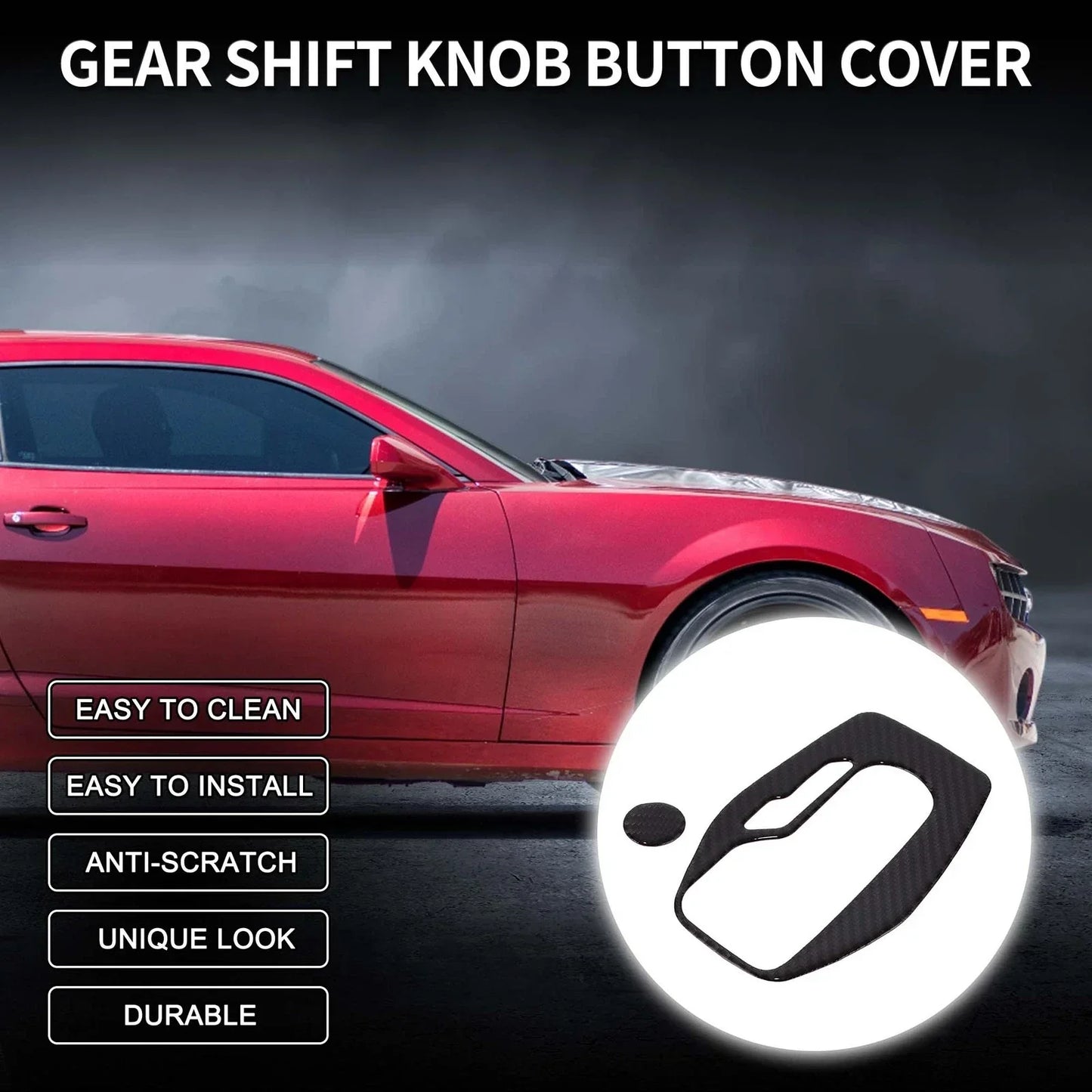 Car Gear Shift Box Panel Decal for Chevrolet Camaro ZL1 (2016-2023)