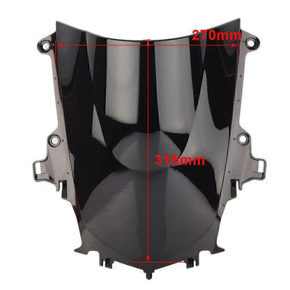 Blue Windshield for Yamaha YZF-R1 (2015-2017) Windproof ABS Screen