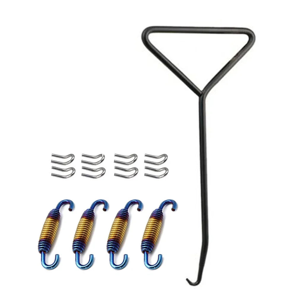 Exhaust Pipe Muffler Mounting Springs for Motorcycle Full Color (A04)