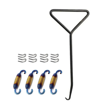 Exhaust Pipe Muffler Mounting Springs for Motorcycle Full Color (A04)