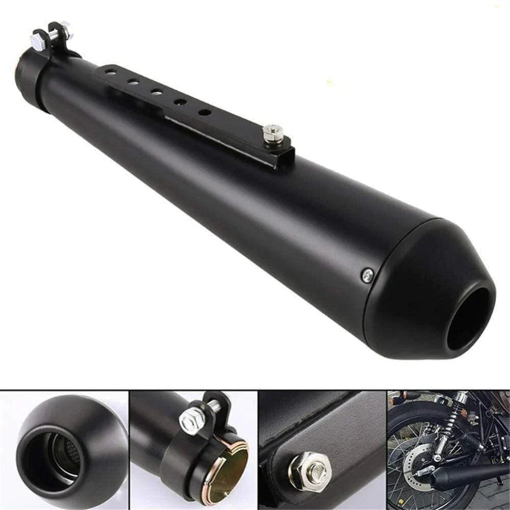 Tapered Exhaust Pipe Muffler Bracket for Universal Motorcycle Cafe Racer