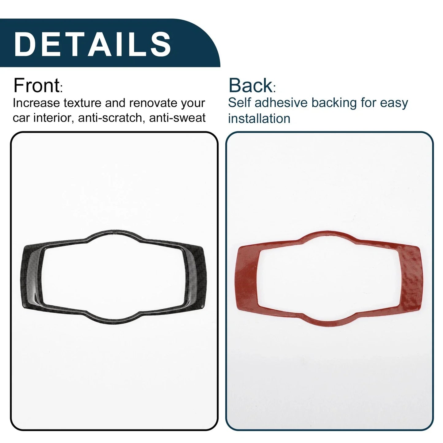 Headlight Switch Frame Sticker for BMW 3 Series E90 E92 E93 (2005 - 2012) Black