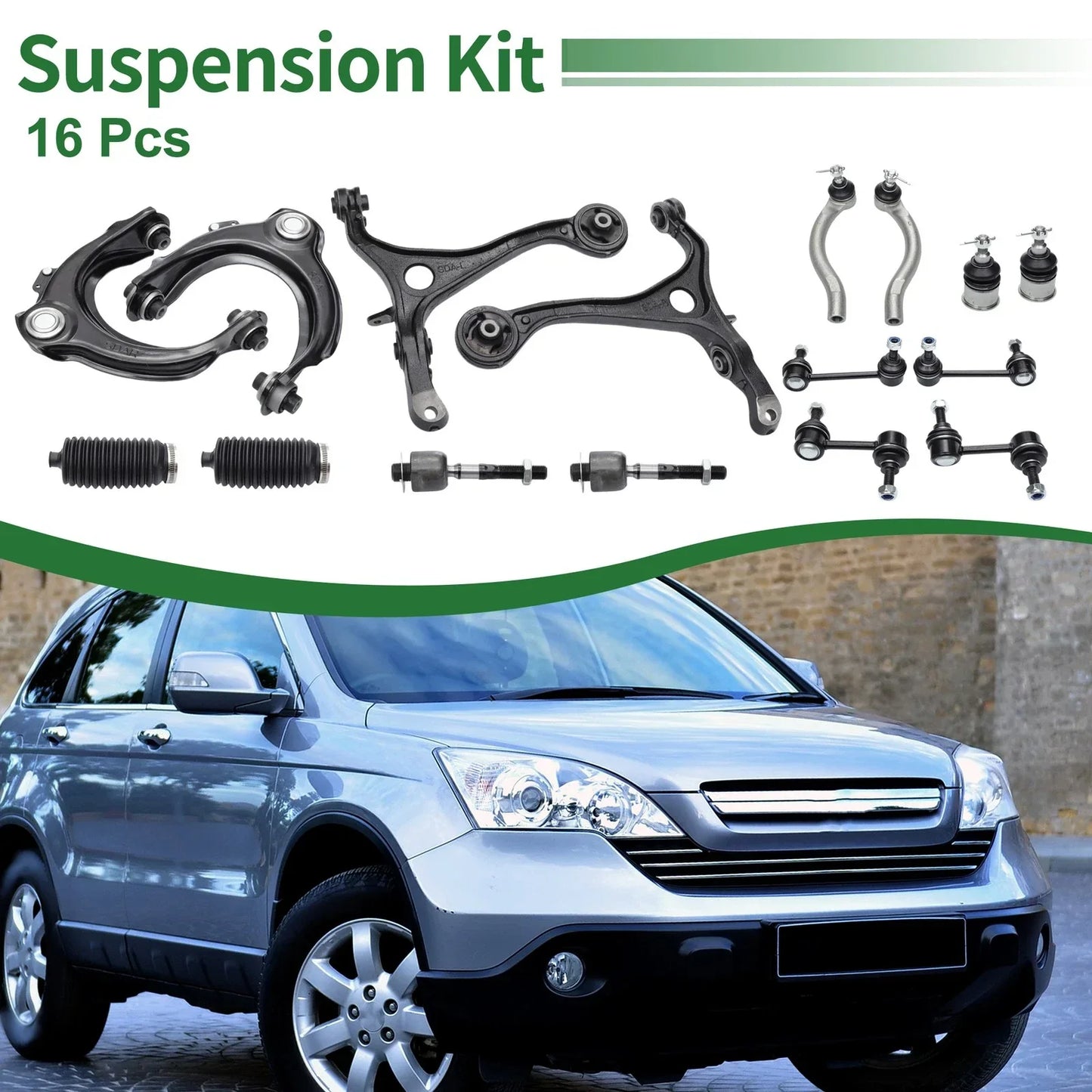 16pcs Front Suspension Control Arm Kit for Honda Accord (2003-2007)