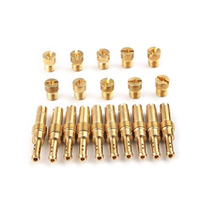 20pcs Carburetor Main & Pilot Jet Kit for PWK CVK Gold Motor