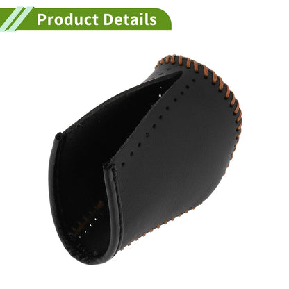 Lexus NX300 Gear Shift Knob Cover 2 x Black Brown Faux Leather (2014-2021)