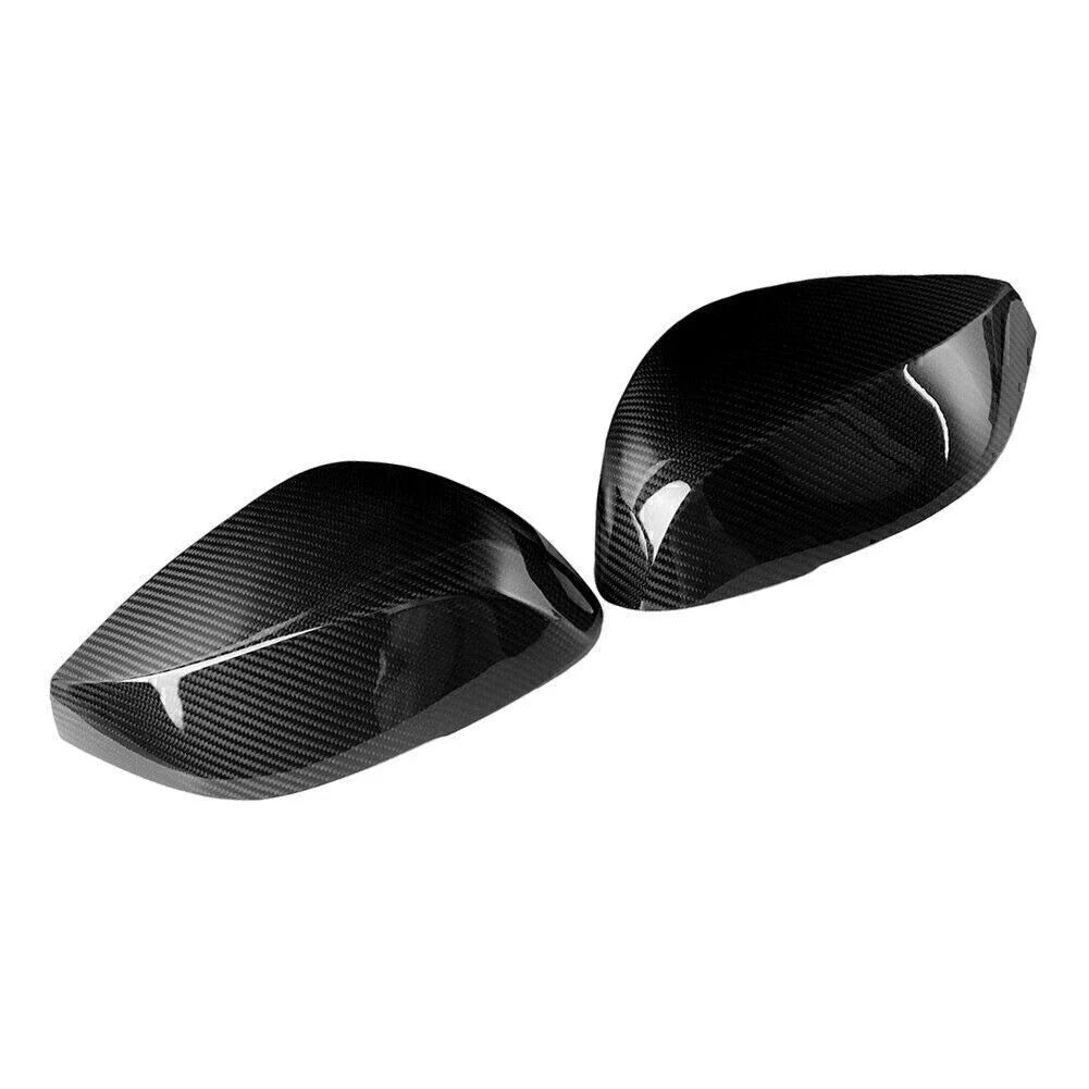 Carbon Fiber Side View Mirror Cover Caps for Infiniti Q50 Q60 Q70 QX30 (14-20)