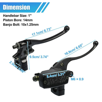 Brake Master Cylinder Clutch Lever for Honda VT1300 (2010-2020)