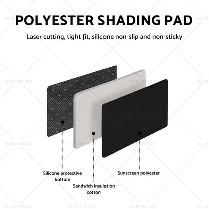 Non-Slip Dash Mat for Mazda CX-3 DK 2015-2023, Black, Polyester