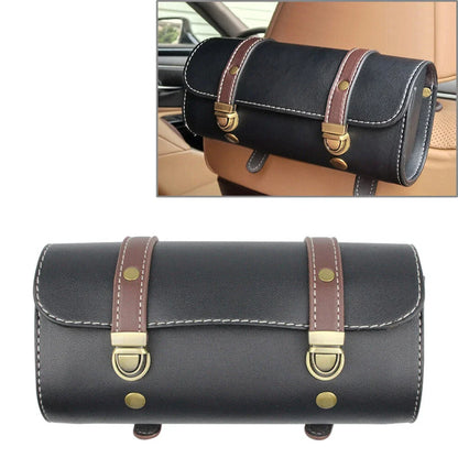 Universal Motorcycle Front Fork Tool Bag Pouch Saddle Bag - Black