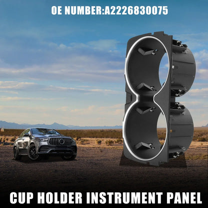 Cup Holder for Mercedes-Benz A217 (2012-2018) - Practical Drink Holder Black