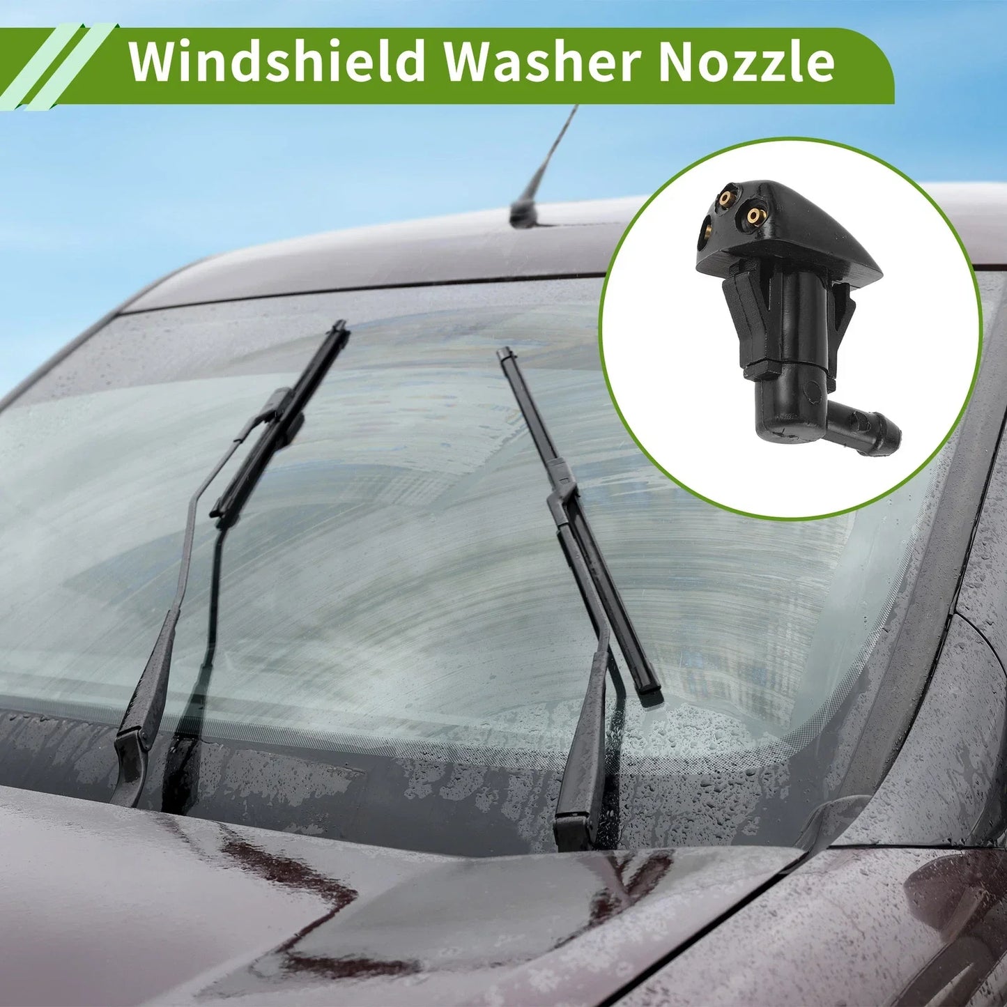Windshield Washer Nozzle & Hose Connector for Hyundai ( Specified)