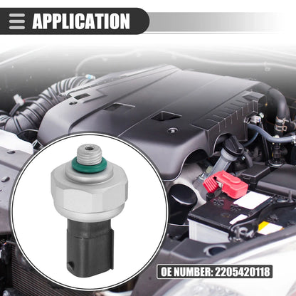 A/C Pressure Transducer Valve for Mercedes-Benz C300 (2008-2020) Metal Black