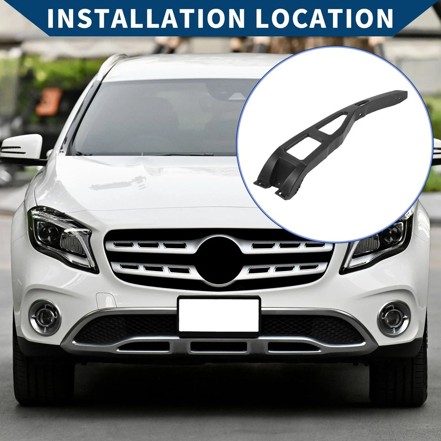 Front Left Bumper Retainer Bracket for Mercedes Benz CLA250 (2014-2019)