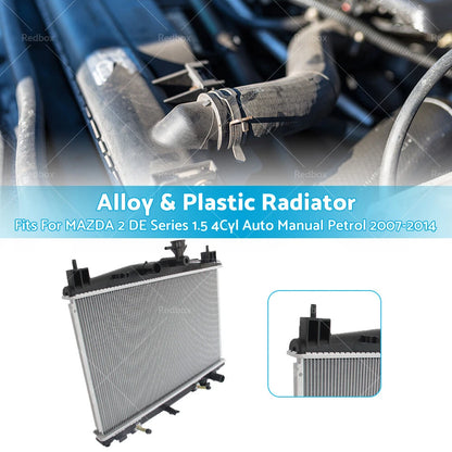 Cooling Radiator for Mazda 2 DE Series 1.5 4Cyl (2007-2014)