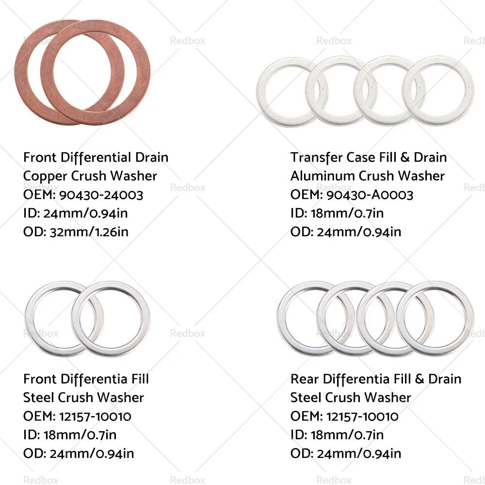 Oil Drain Plug Gasket for Toyota (Various Years)