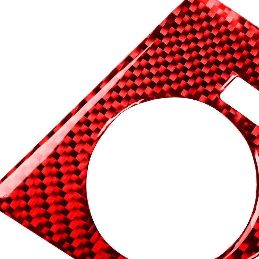 Red Interior Console CD AC Panel Cover Trim for Dodge Charger (2011-2014) 4 x