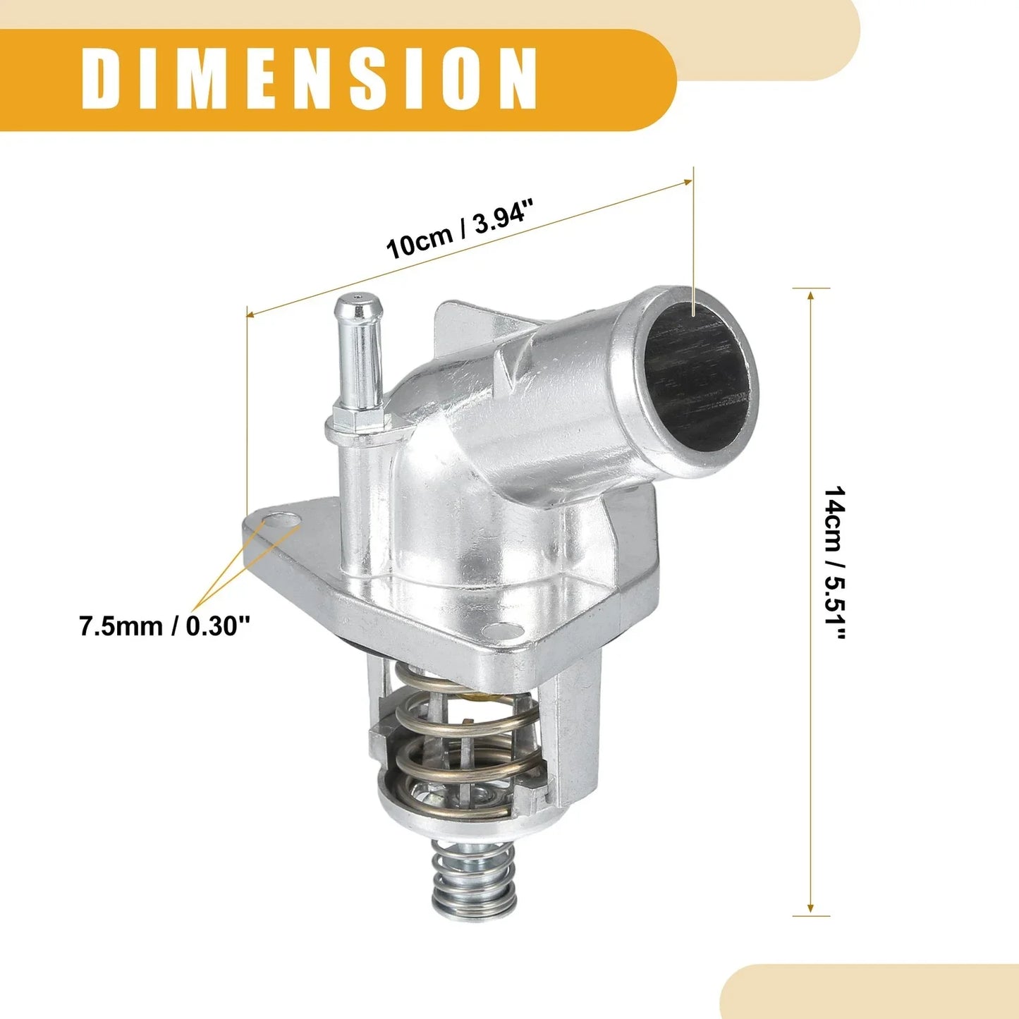 Engine Coolant Thermostat Assembly for Chevrolet Silverado 1500 (2007-2013)
