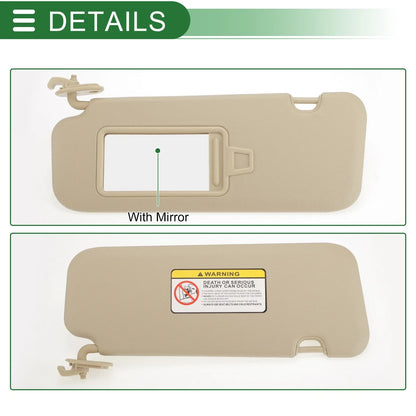 Car Sun Visor for Hyundai Elantra AD 2016-2019 Left Driver Side