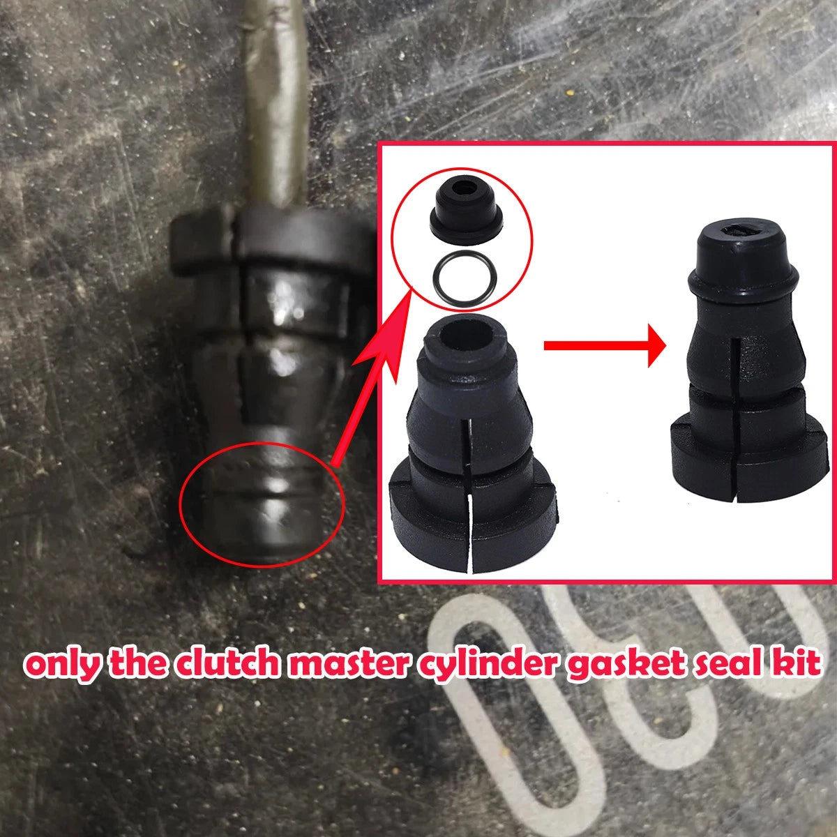 Clutch Slave Master Cylinder Pipe Seal Kit for Audi A4 (2010–2016)