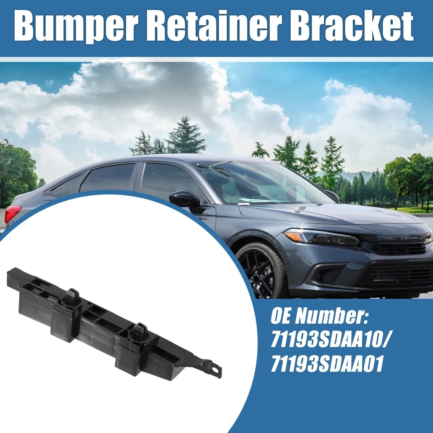 Right Passenger Side Bumper Bracket for Honda Accord (2006-2007)