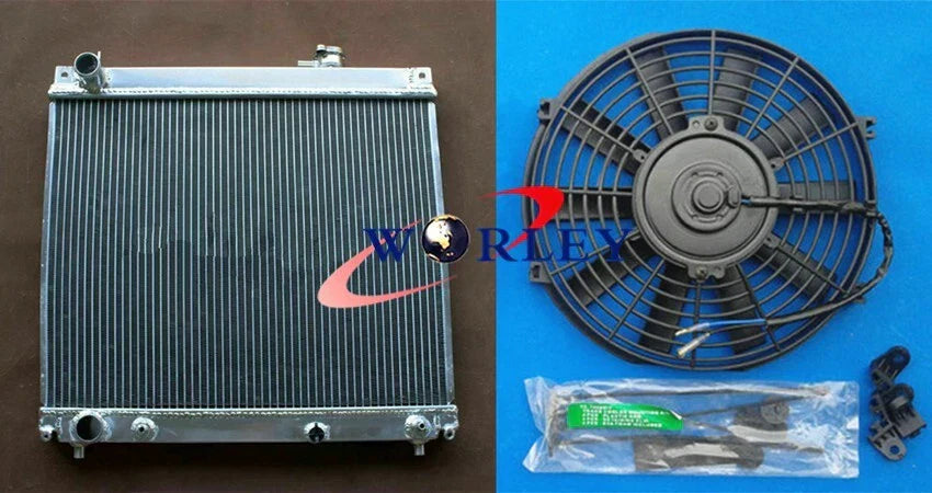 4 Row Aluminum Radiator + Fan for Suzuki Grand Vitara 1995-2005