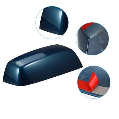 OEM Blue Top Side Mirror Covers for Chevy Silverado 1500 2500 3500 (2014-2019)
