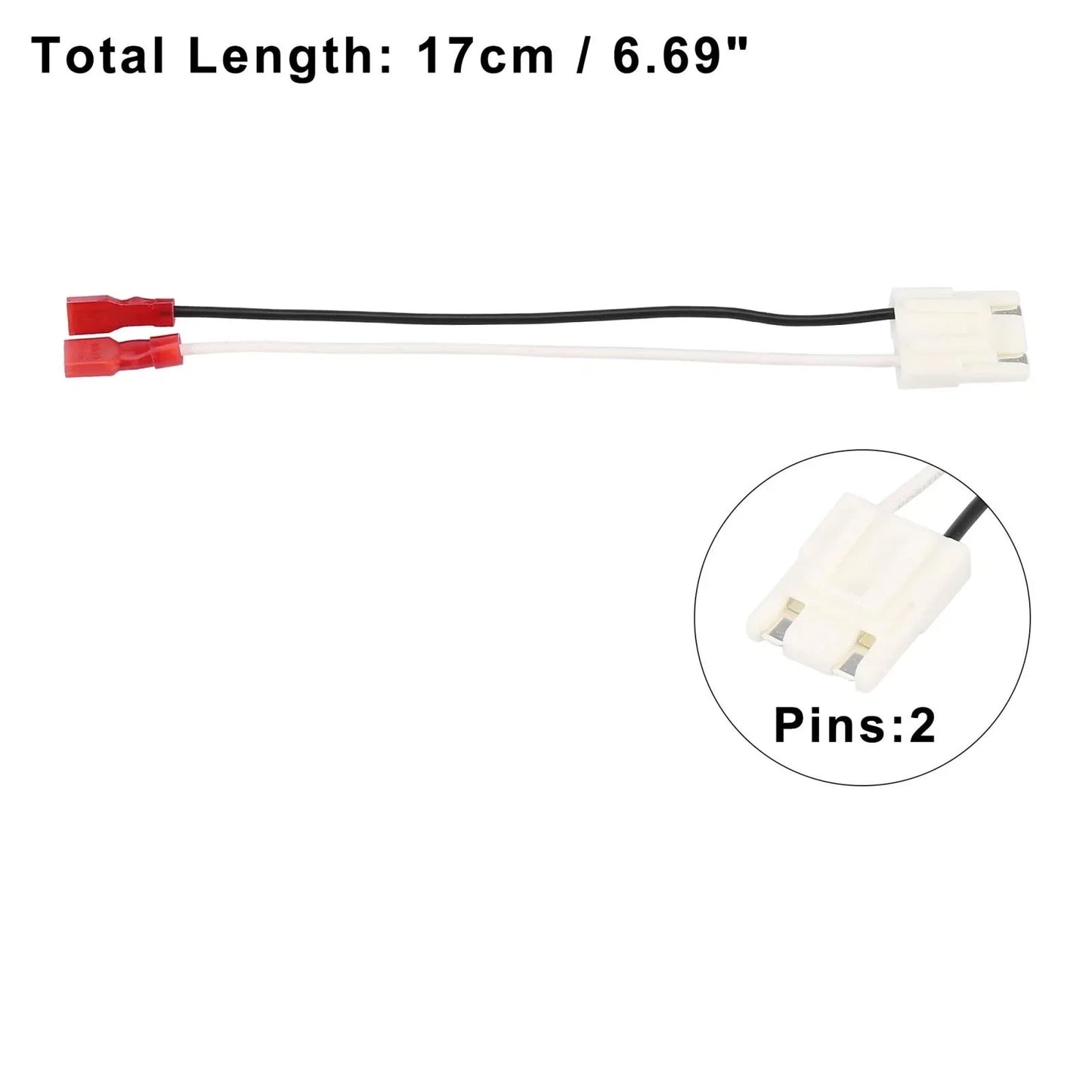 2 x Car Speaker Connector Harness Adapter for Jeep Dodge (1984-2002)
