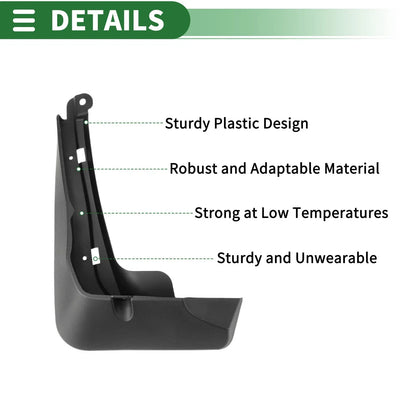 Mud Flaps Splash Guards Front & Rear for Honda HR-V (2022-2024)