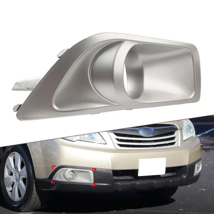 Silver Front Bumper Fog Light Trim Bezel Cover for Subaru Outback (2010-2012)