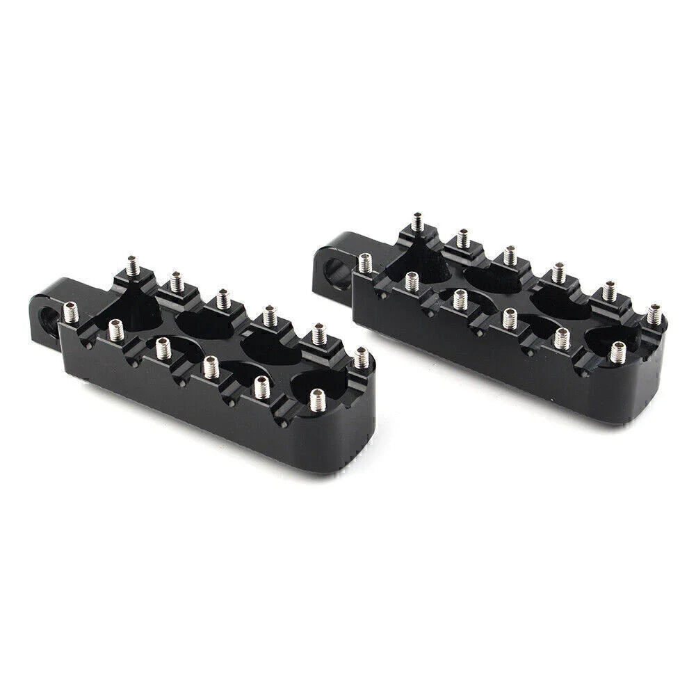 Black CNC Foot Pegs for Harley Dyna Wide Glide FXDWG FXDB FXDL FXDF (2006-2017)