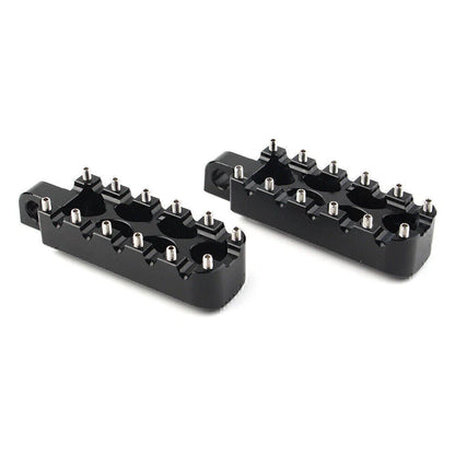 Black CNC Foot Pegs for Harley Dyna Wide Glide FXDWG FXDB FXDL FXDF (2006-2017)