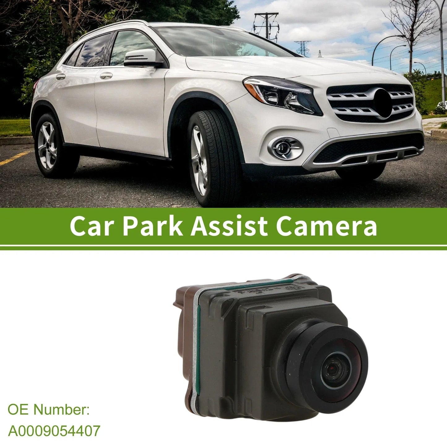 Front View Camera for Mercedes-Benz GLA250 2015-2025 (A0009054407)