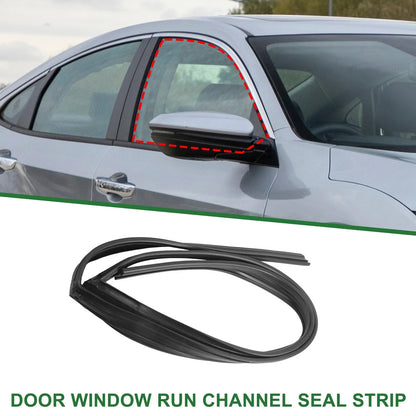 Front Left Door Window Run Channel Seal Strip for Honda Civic (2006-2011)