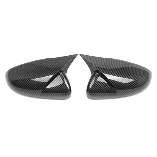 Carbon Fiber Black Side Mirror Cover Caps for VW Golf MK6 (2009-2013)