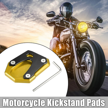 Motorcycle Kickstand Side Pad Gold Tone for Honda Monkey 125 (2018-2023)